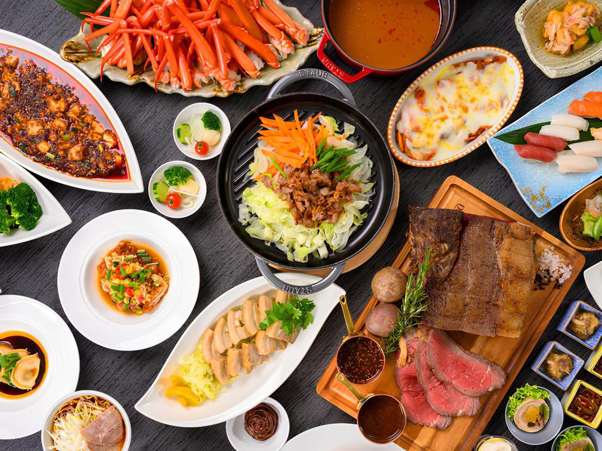 Shin Furano Prince Hotel Exteriér fotografie A selection of Japanese cuisine